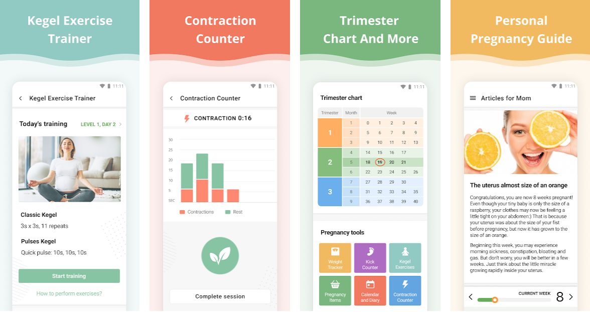  Pregnancy tracker app week by week in d app for android