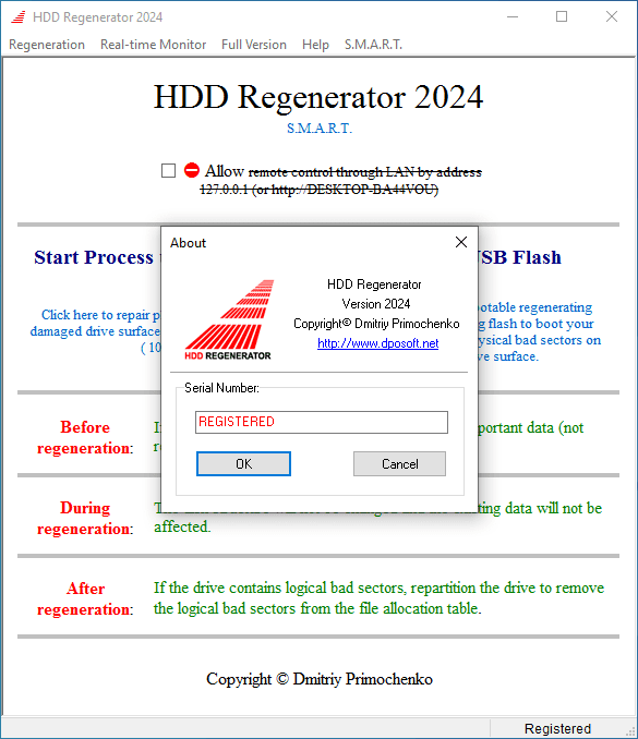 Hdd Regenerator Pro With Serial Keys For Windows