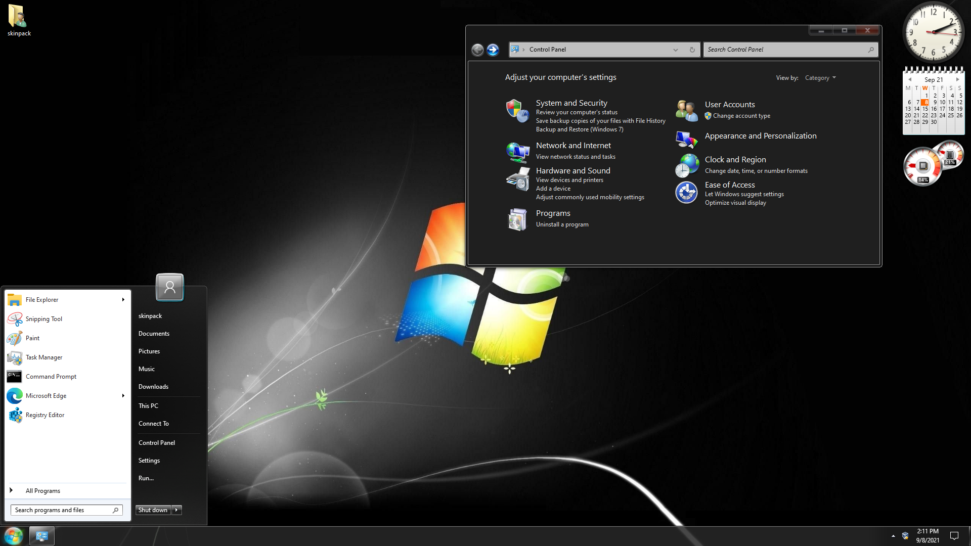 Windows 7 Black Edition Free Download Full Version