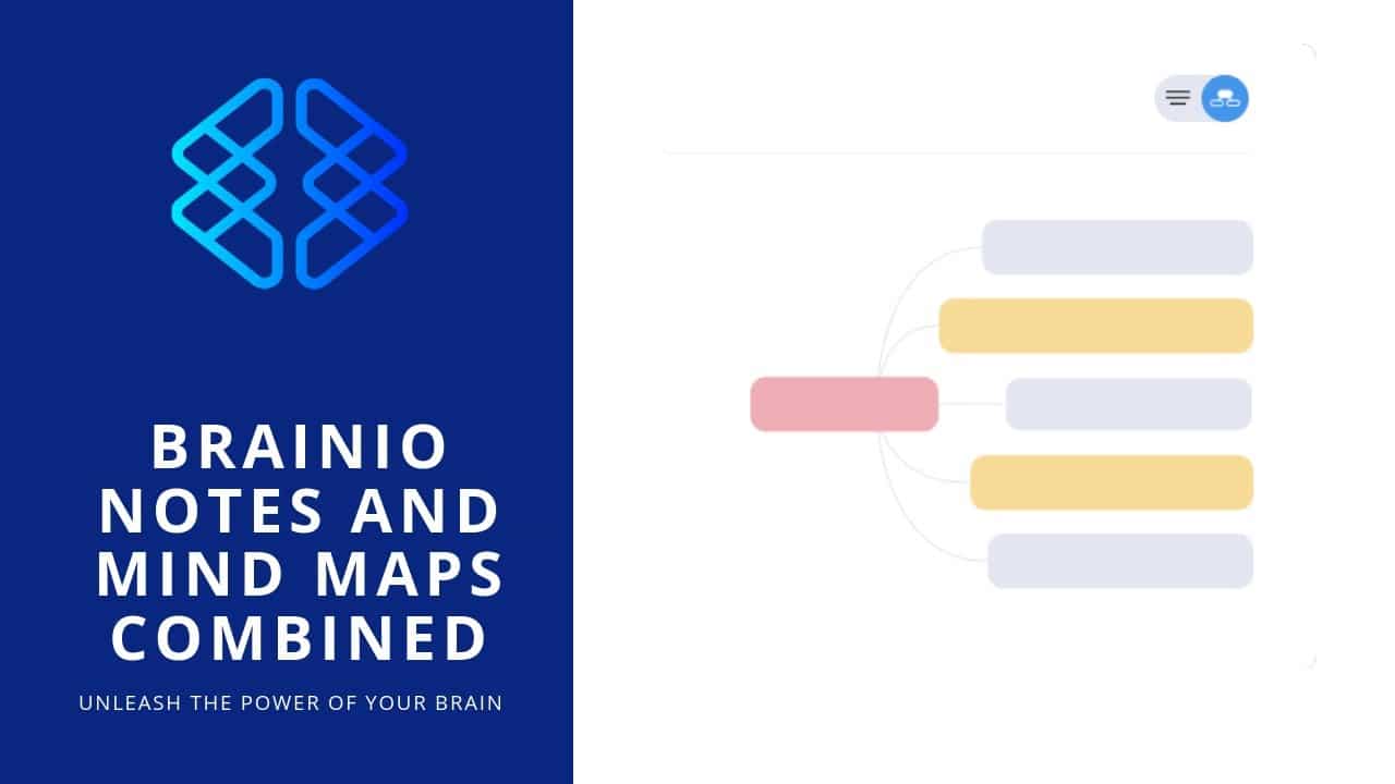 Brainio v1.0.0 Best Note taking and mind mapping combined in one app