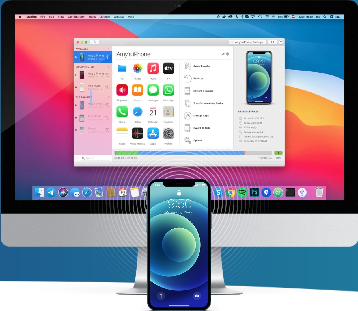 DigiDNA iMazing Mac v2.12.7 iPhone, iPad & iPod Manager for Mac OS X