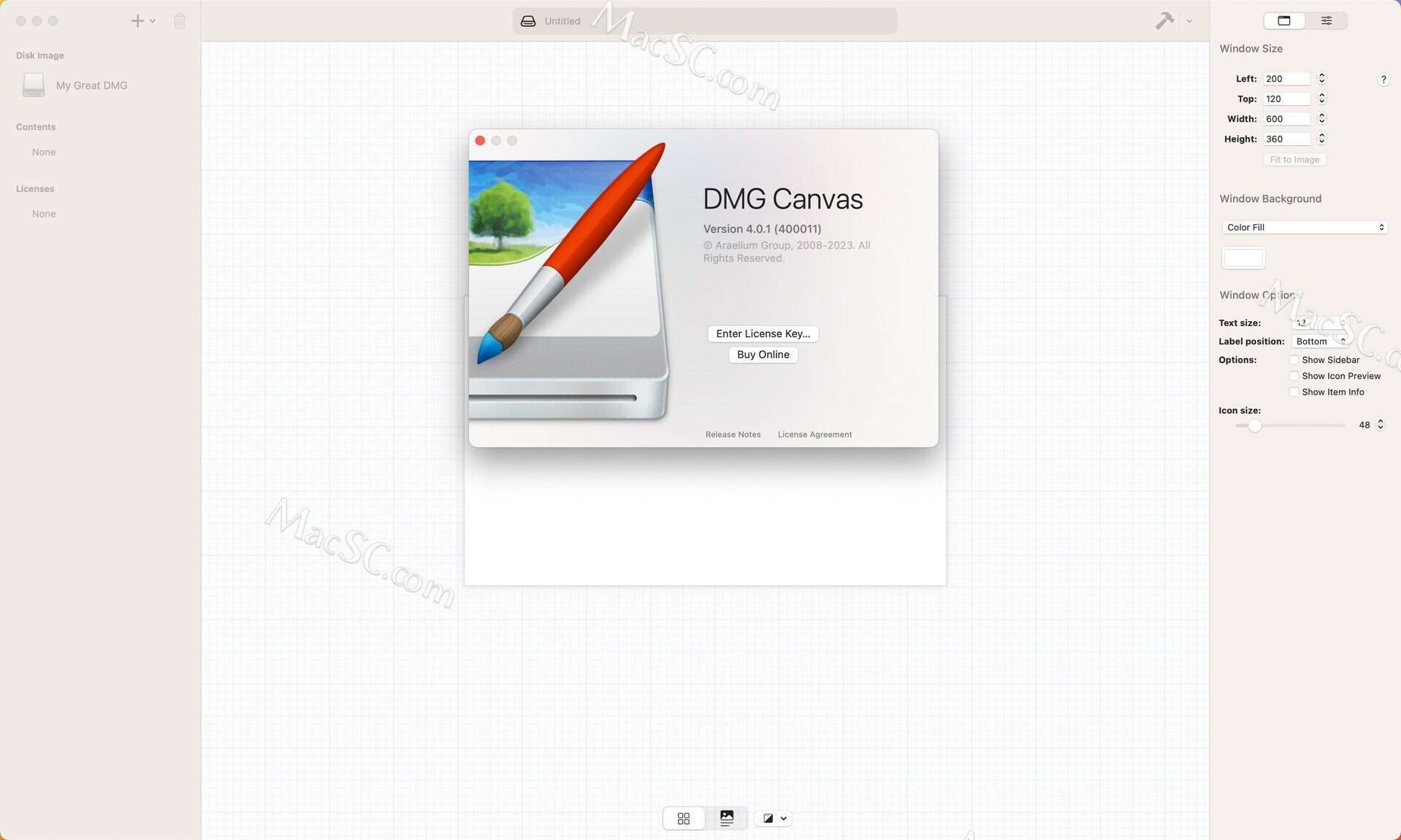 DMG Canvas For Mac