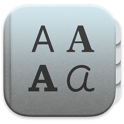 FontBook For Mac