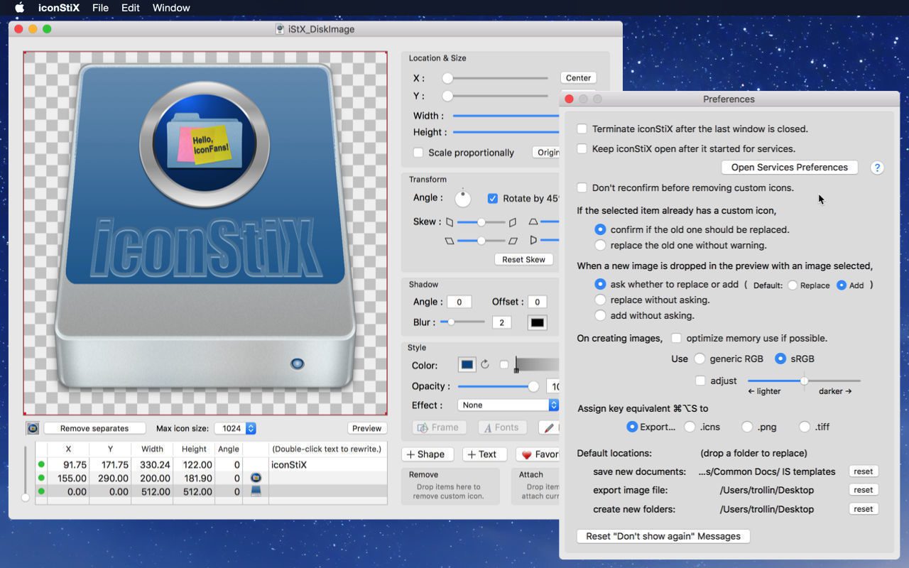 iconStiX For Mac Full version