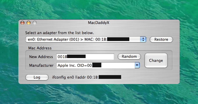  MacDaddyX MAC Address Changer Free Download