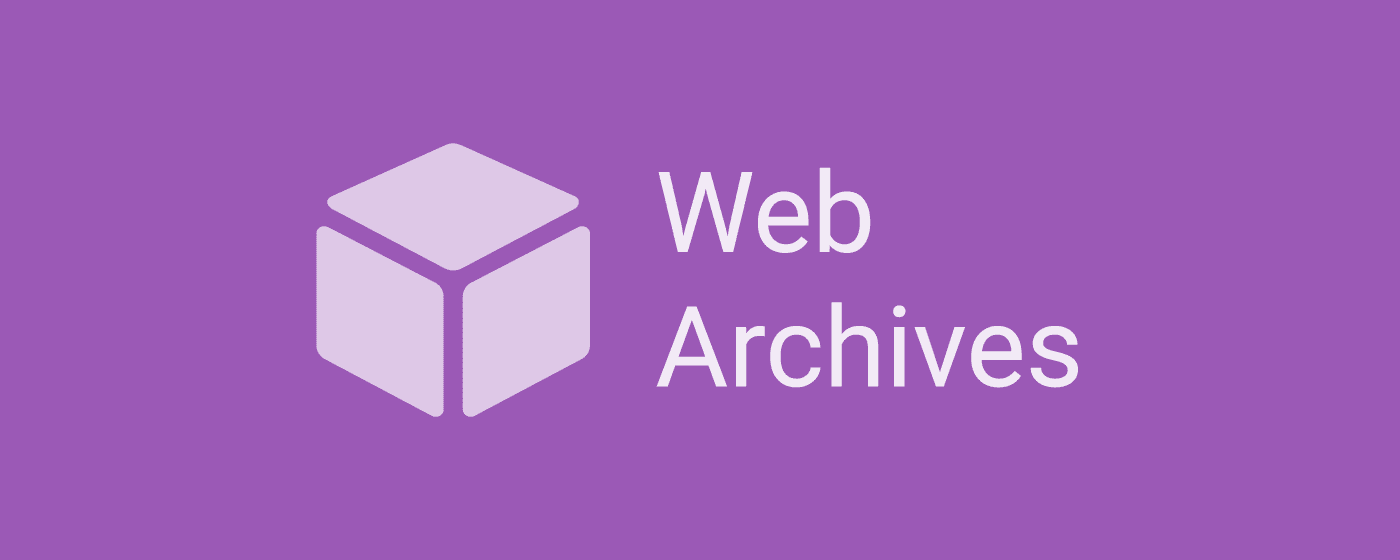 Web Archives for mac