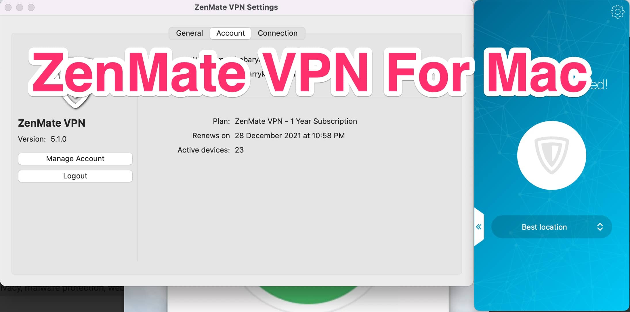 ZenMate VPN Mac VPN Software For Mac OSX
